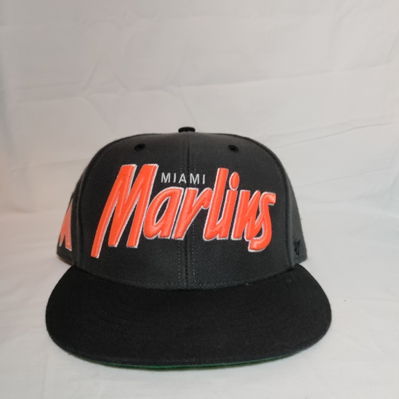Other - neon Miami Marlins snapback